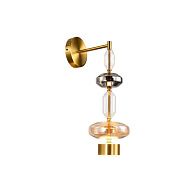 Бра 50 см, 10W, 3000K, Aployt Viktoir APL.098.01.10, латунь