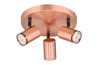Спот Ø300 x H140, мм, 3*15W (45W), RAB(медный) Sfera Sveta 8766-03/P502 RAB