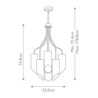 Подвесной светильник Elstead Lighting, Арт. QUINTO6-WAB