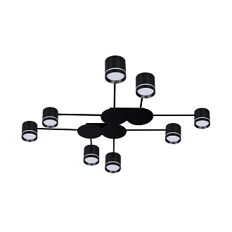 Люстра 10*106*92 см, 8*GX53, 12W, Arte Lamp Legacy A8024PL-8BK, Черный