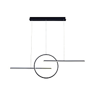 Люстра 124*10*150 см, LED 50W 3000K черный Mantra Kitesurf 8205