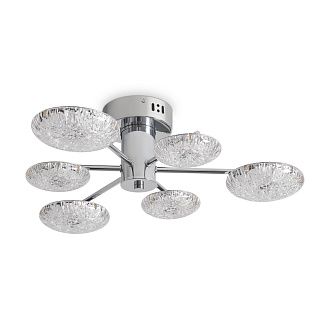 Потолочный светильник 16 см, LED*32W, 2700K, Freya Plane FR5531CL-L32CH, Хром