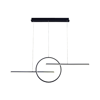 Люстра 124*10*150 см, LED 50W 3000K черный Mantra Kitesurf 8205