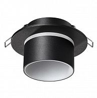 Встраиваемый светильник Novotech LIRIO 370715, черный, вр 7 см