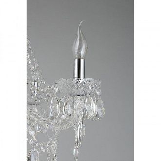 Подвесная люстра 63*80-120 см, 8*E14, 40W, Aployt Koletta APL.755.03.08, хром