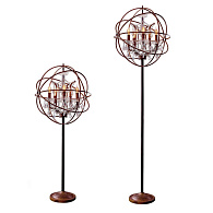 Торшер Loft it Foucaults orb crystal LOFT1897FT коричневый