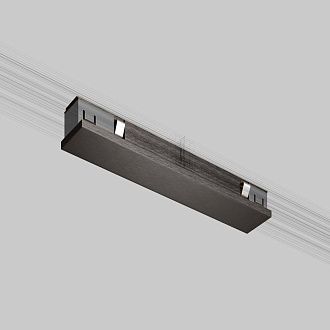 Titan Line Прямой коннектор (титан) 85008/00, 12*2*см, Elektrostandard Line Magnetic 85008/00, титан