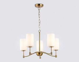 Подвесная люстра **32,5-95 см, 5*E14*40W, K, Ambrella Light High Light LH56051, латунь