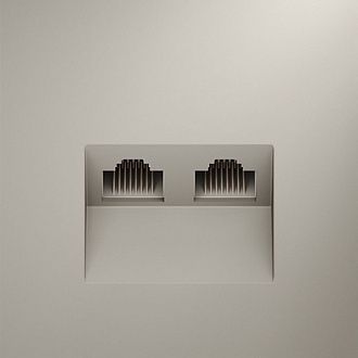 Розетка компьютерная встраиваемая Voltum S70 двойная RJ45+RJ45 кат.6, кашемир пластик Soft touch VLS060203