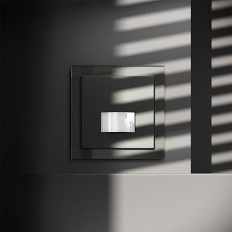 Датчик движения встраиваемый Voltum S70, титан пластик Soft touch VLS070506