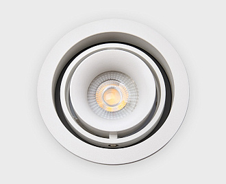 Встраиваемый светильник 11*8 см, ITALLINE DE-313 white, вр 9,8 см