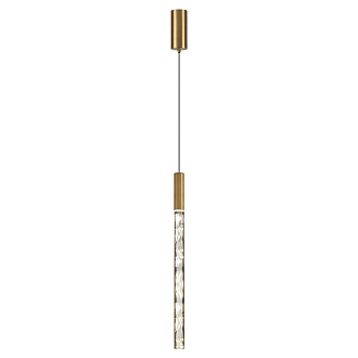 Подвесной светильник 3,2*190 см, 1 LED*4W, 3000 К, Odeon Light Aletta, античная бронза 6679/4L
