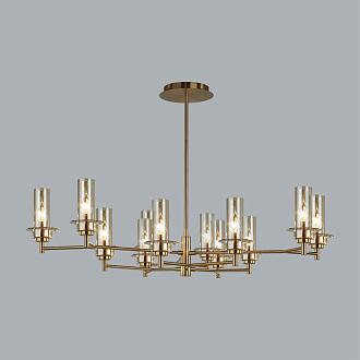 Люстра потолочная 31*56*20 см, 12*E14 Lumion Madonna 6554/12C бронзовый