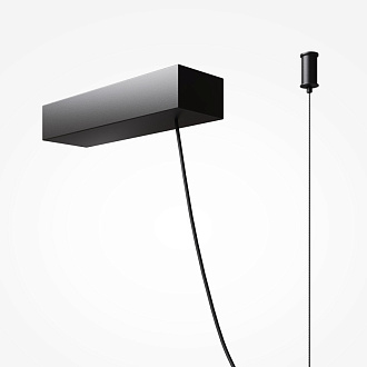 Подвесной светильник 95*14*313,5 см, 2*G9, 3000К, Maytoni Inversio MOD350PL-02BBS черный