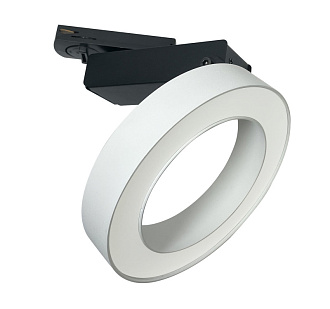 Светодиодный светильник 14 см, 12W, 3000K, Maytoni Technical TR044-1-12W3K-W, черный-белый