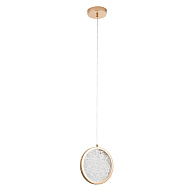Подвесной светильник 20*2,5*100 см, LED 10W, 4000K, Золото LED4U L7108-200 GD