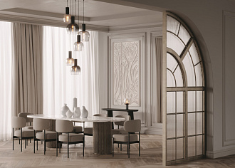 Подвесной светильник 50*50*341 см, 6*E27   Maytoni Modern Smart Casual MOD414PL-06B черный