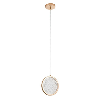 Подвесной светильник 20*2,5*100 см, LED 10W, 4000K, Золото LED4U L7108-200 GD