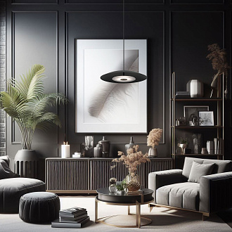 Светильни 38 см, 4W, 4000K, Eurosvet 90328/1, черный