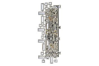 Бра *22*15,5 см, 4*E14*40W, Dio D`arte Erba Erba E 2.20x55.100 N, Никель