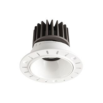 Светильник встраиваемый 6,8*7,1 см, вр 7,5 см, LED*12W, 3000K, Crystal Lux CLT 083 CLT 083C1 WH 3000K, Белый