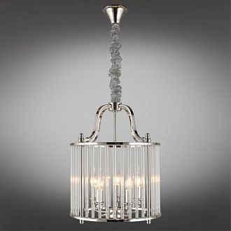 Подвесная люстра 41*75-150 см, 5*E14, 40W, Aployt JOANNA APL.726.06.05, хром
