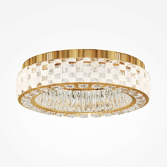 Накладной светильник 50*50*15 см LED, 32W, 3000К, Maytoni CASTELLO  MOD336CL-L100G3K золотой