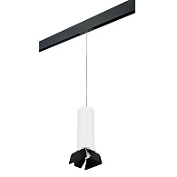 Комплект со светильником Rullo для трека PRO 11*9 161,2 см, 1*GU10*7W, Черный Lightstar Rullo PRORP6496487