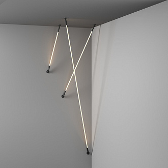 Светильник 50 см, 86W, 3000K, Denkirs Flex DK7505-BK, черный