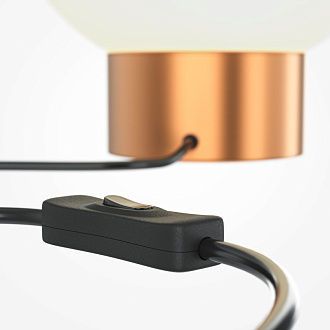 Настольный светильник  20 см, E14 1 40W, К, Матовое Золото Maytoni Basic form MOD321TL-01G3