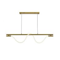 Люстра 120*23*120 см, 1*LED*22W, 3000K Gerhort G61358/1BRS WT, Бронза