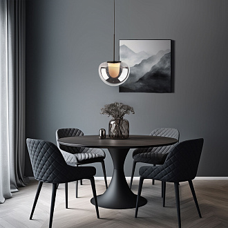 Светильник 30 см, 8W, 4000K, Eurosvet 90325/1, черный