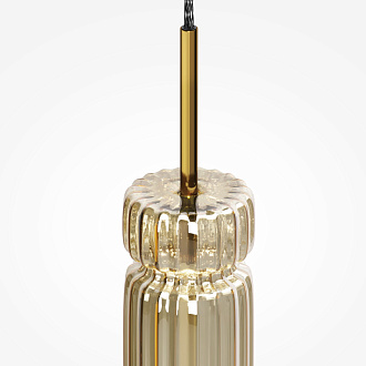 Светильник 8 см, 12W, 3000K, Maytoni MOD272PL-L12BS3K1, латунь