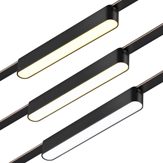 Светильник 22 см, 12W, 3000-6000K, Novotech EASY 359462, черный