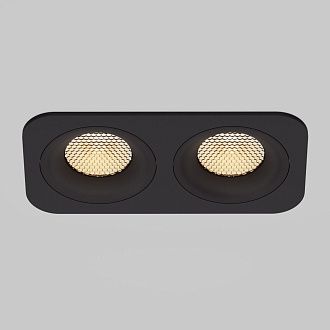 Светильник встраиваемый Tetro 20W 3000K черный IP44 15277/LED Elektrostandard  4690389217913, a071316