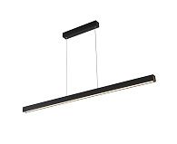 Линейный подвесной светильник 120 см, 32W, 3000K, Italline IT013-6021 black 3000K, черный