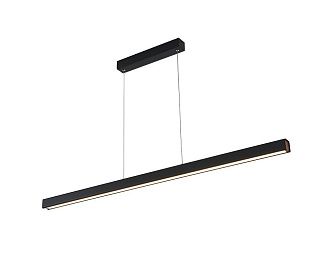 Линейный подвесной светильник 120 см, 32W, 3000K, Italline IT013-6021 black 3000K, черный
