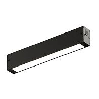 Трековый однофазный светильник 22 см, 9W, 4000K, Denkirs Simple Linear DK8203-BK, черный