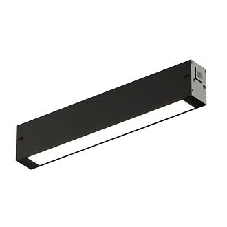 Трековый однофазный светильник 22 см, 9W, 4000K, Denkirs Simple Linear DK8203-BK, черный