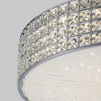 Люстра хрустальная 61 см, 105W, 3000-5500К Citilux Портал CL32410G1 LED RGB с пультом хром