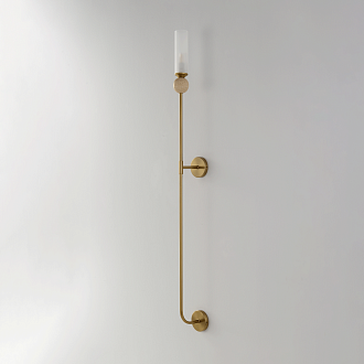 Бра *6*115- см, 1*E14*60W, Crystal Lux Simply SIMPLY AP1.2 BRASS, Латунь