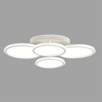 Умная люстра потолочная 9*60*15-15 см, 1*LED*95W, 3000-6500K, Lumion Alis Smart 8380/95CL, белый