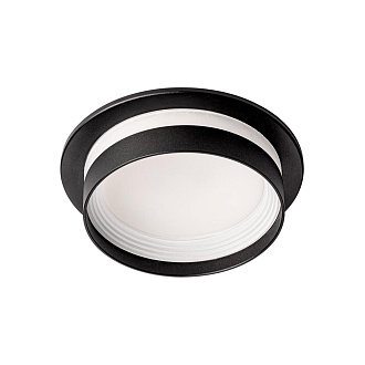 Светильник встраиваемый 10*2,5 см, GX53 Citilux Hardy CL002D11 черный, вр 9 см