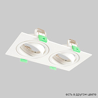 Встраиваемый светильник 18 см, Crystal Lux CLT 002C2 WH V2, белый, вр 16*8 см