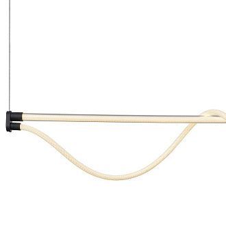 Подвесной светильник 146,5*8*60-238 см, *LED*38W, 3000K, Mantra Fugaz MAN8951, черный