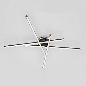 Люстра 120*120*11 см, 100W, 3000-6000K, 22 м2 Citilux Trent CL203641 черный