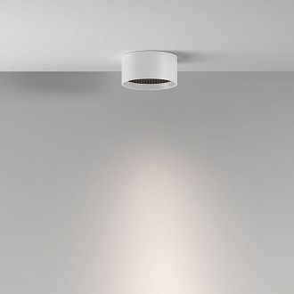 Накладной светильник 8 см, 7W, 4000K, Maytoni Glare C122CL-L7-4K-W, белый
