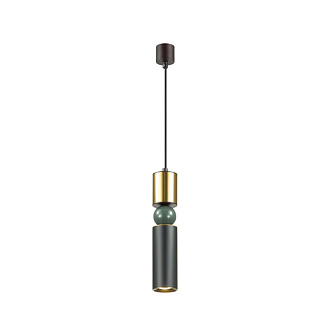 Подвесной светодиодный светильник Odeon Light Sakra 4073/5L черный, диаметр 6.5 см