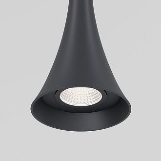 Подвесной акцентный светильник 4*4*142 см, LED, 5W, 4000K, Elektrostandard Hall 50314 LED, черный