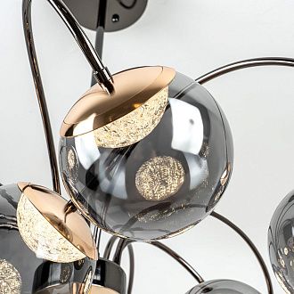 Светильник 80 см, *LED*105W, 3000-6000K, Modestyle  MS.2522.800, Чёрный, Золото